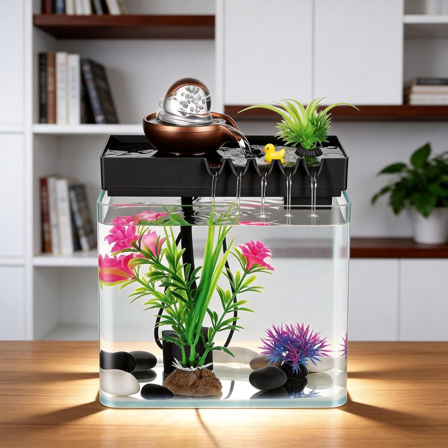 Eectric Tabletop Fish Aquarium Fountain