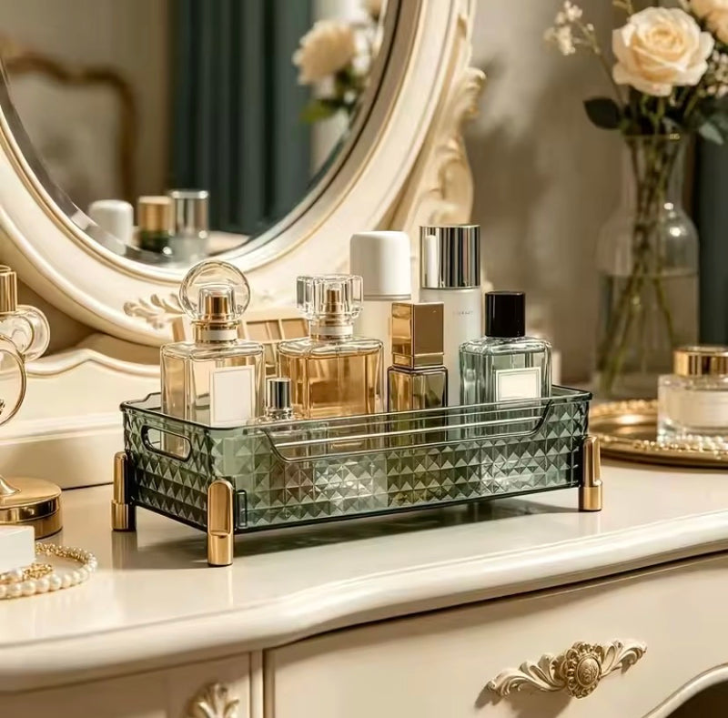 Transparent Desktop Cosmetics Storage Organizer