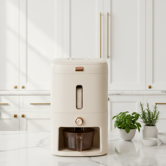 10Kg Large Capacity Rice Storage Dispenser With Measuring Cup