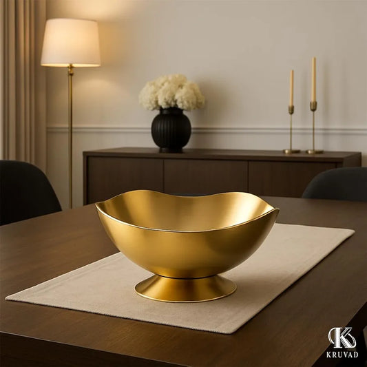 Luxury Golden Dining Table Bowl