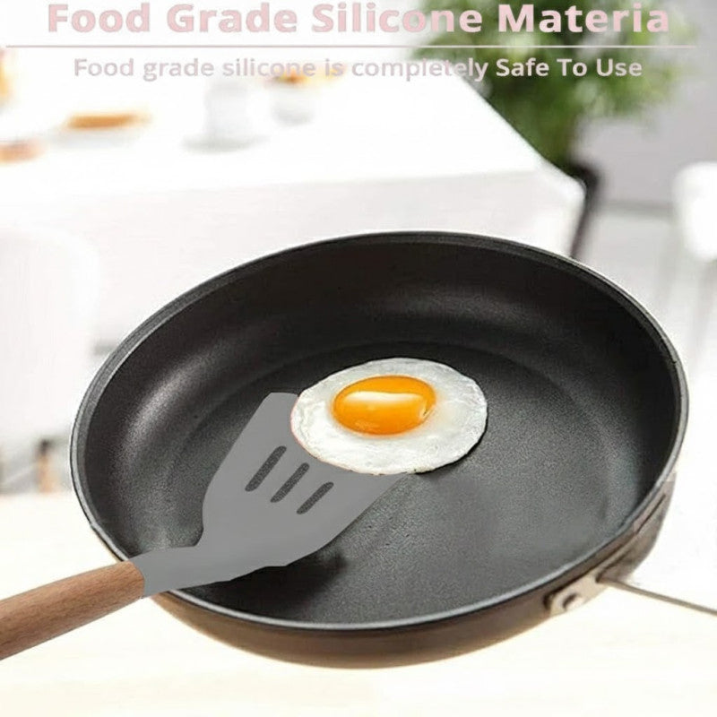 Silicone Head Turner With Wooden Handle