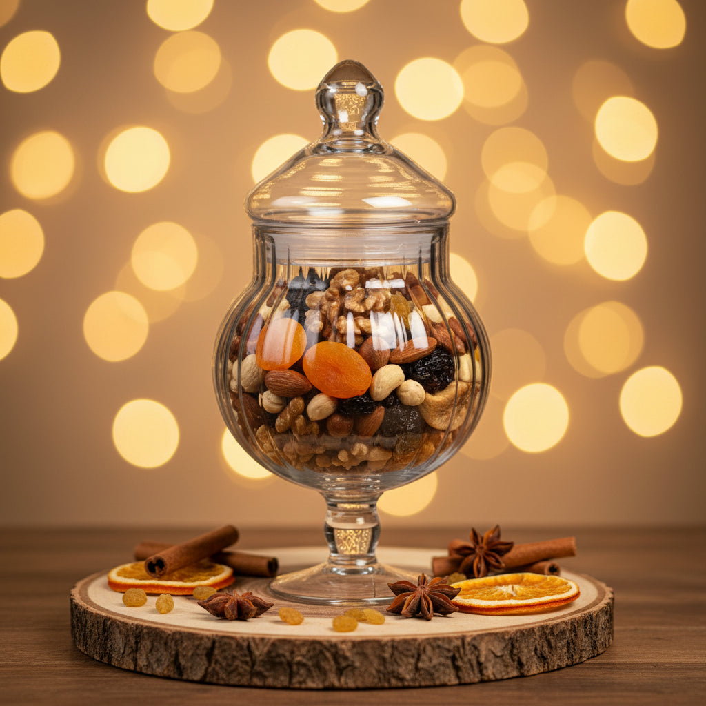 Decorative Luxurious Premium Quality Glass Jar