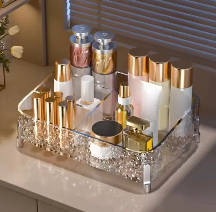 Acrylic Glacier Style Makeup Brush Organizer
