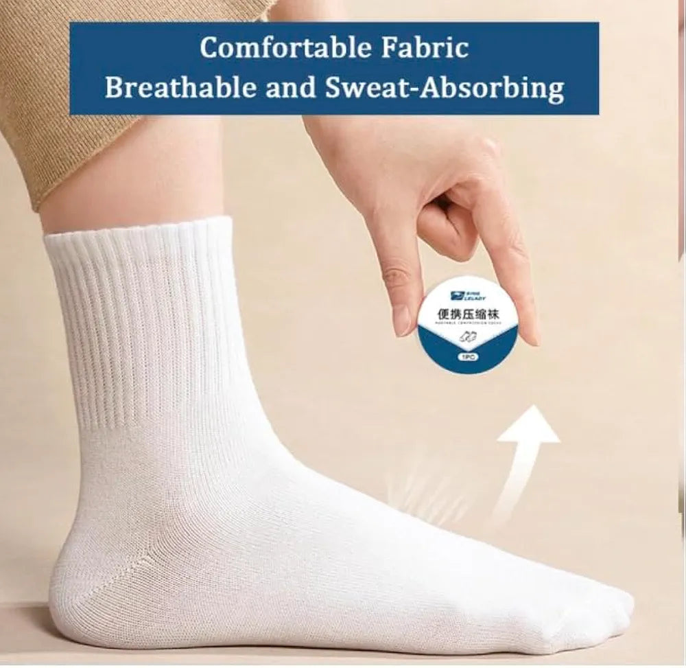 Portable Disposable Socks Travel Essential Breathable (Pair)