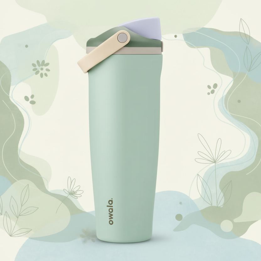 Owala FreeSip Sway Tumbler Bottle / 30oz Capacity / Keeps Drinks Cold