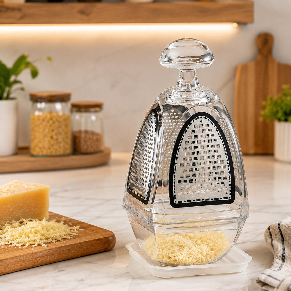 4-In-1 Multifunctional Vegetables & Cheese Grater With Storage Box