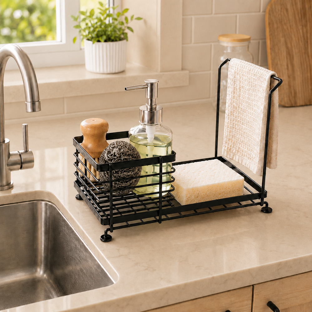 2 In 1 Kitchen Sink Caddy Organizer