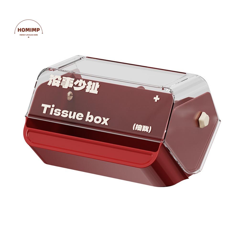 Desk Tissue Storage Organizer Box