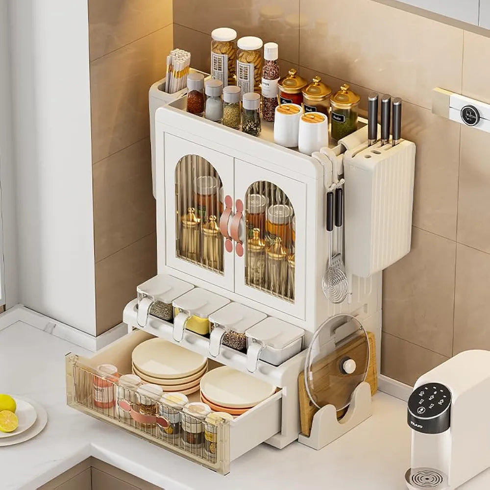 Large Capacity Multifunctional Kitchen Storage Organizer