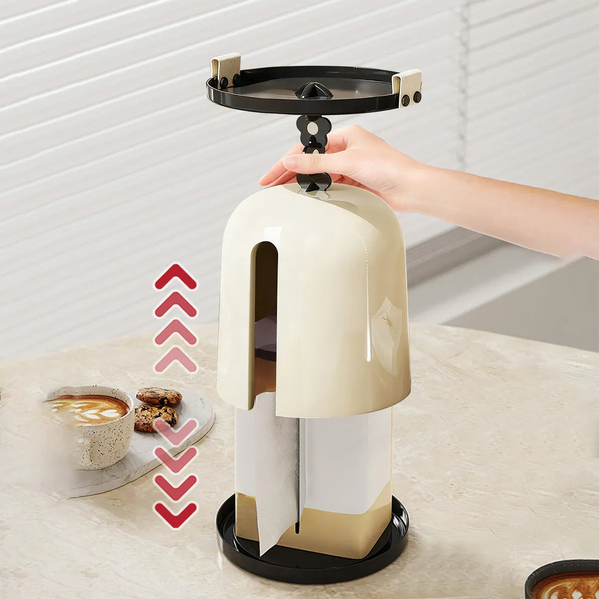 Modern Luxury Black Tissue Box