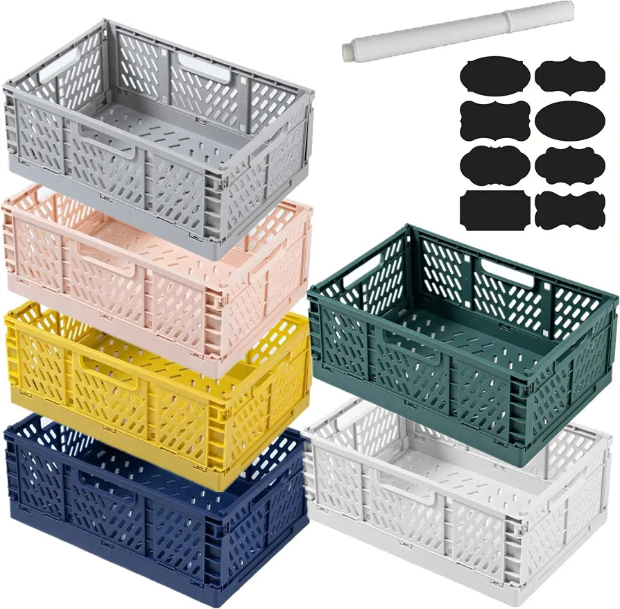 Mini Foldable Plastic Cosmetic Storage Box
