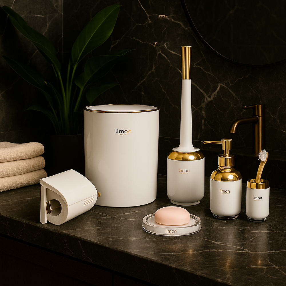 Limon 6-Pieces Luxury Bathroom Set