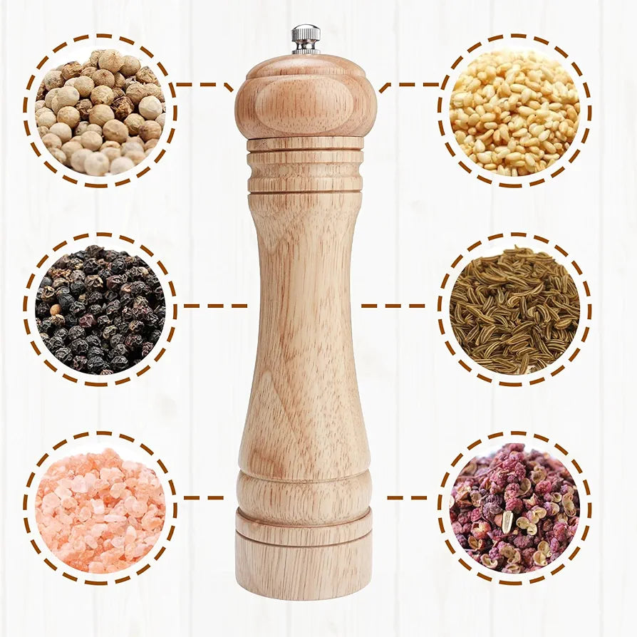 Manual Wooden Salt And Pepper Grinder