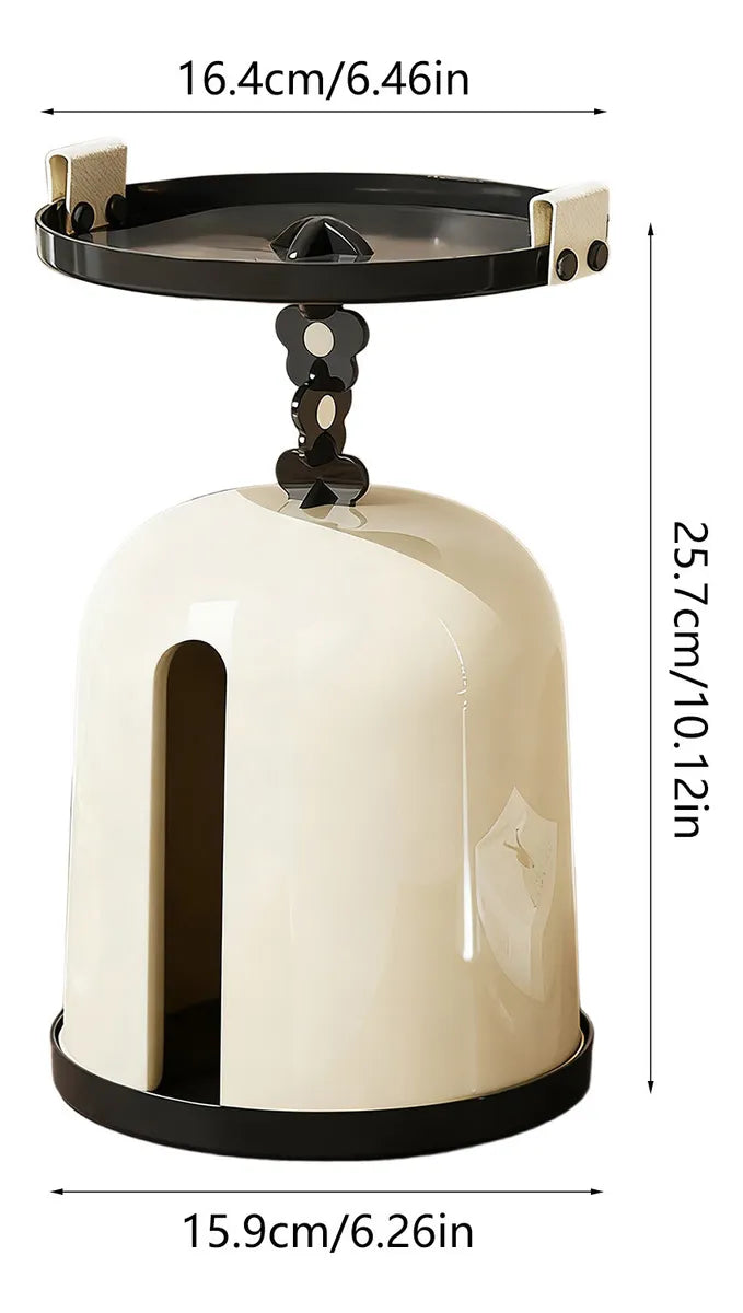 Modern Luxury Black Tissue Box