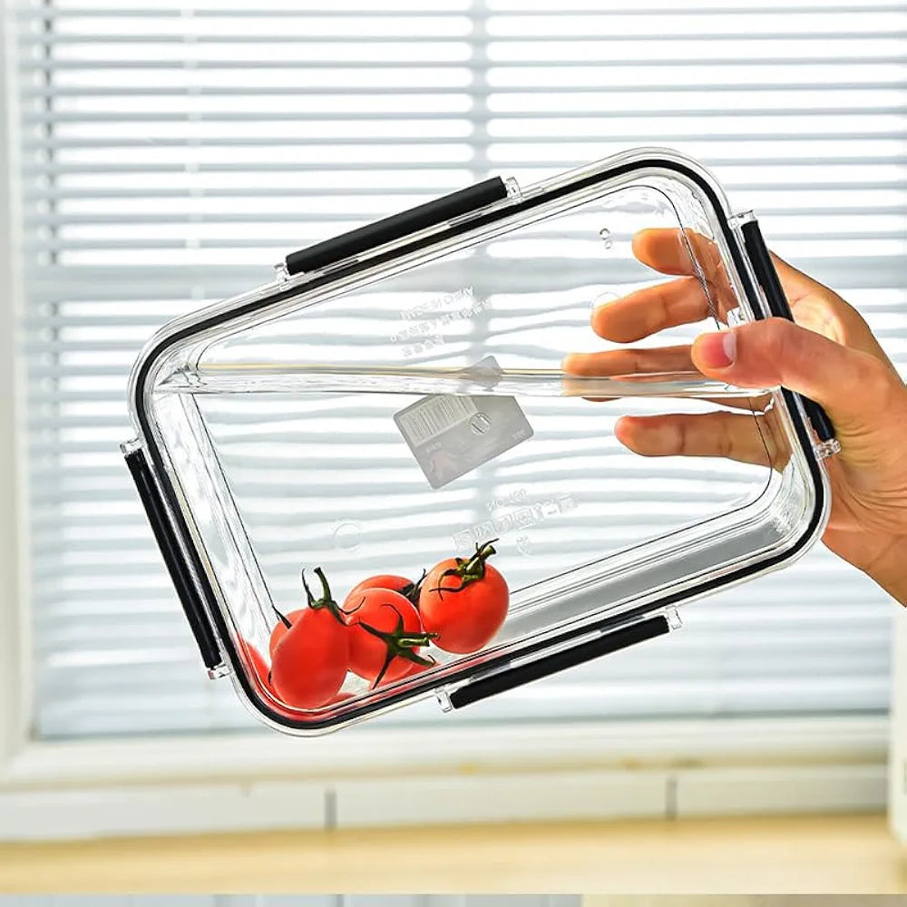Acrylic Airtight Food Storage Container (Set Of 3)