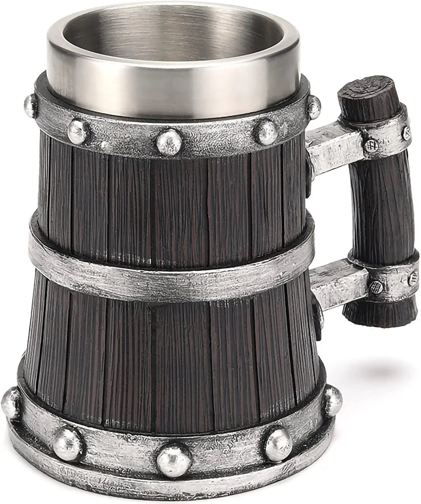 Rustic Barrel Design Coffee Mug