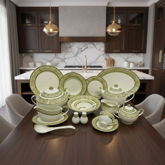 Luxurious Japan Dinner Set of 75 Pieces - 8- Person Serving 103 Pieces - 12-Person Serving