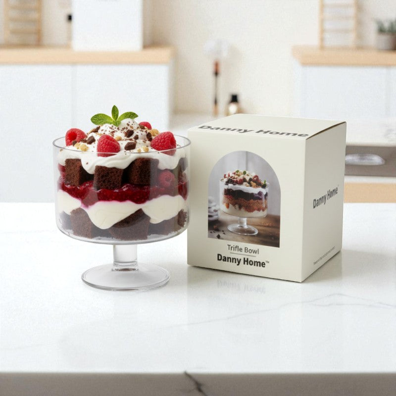 Danny Home Big Trifle Bowl Premium Quality