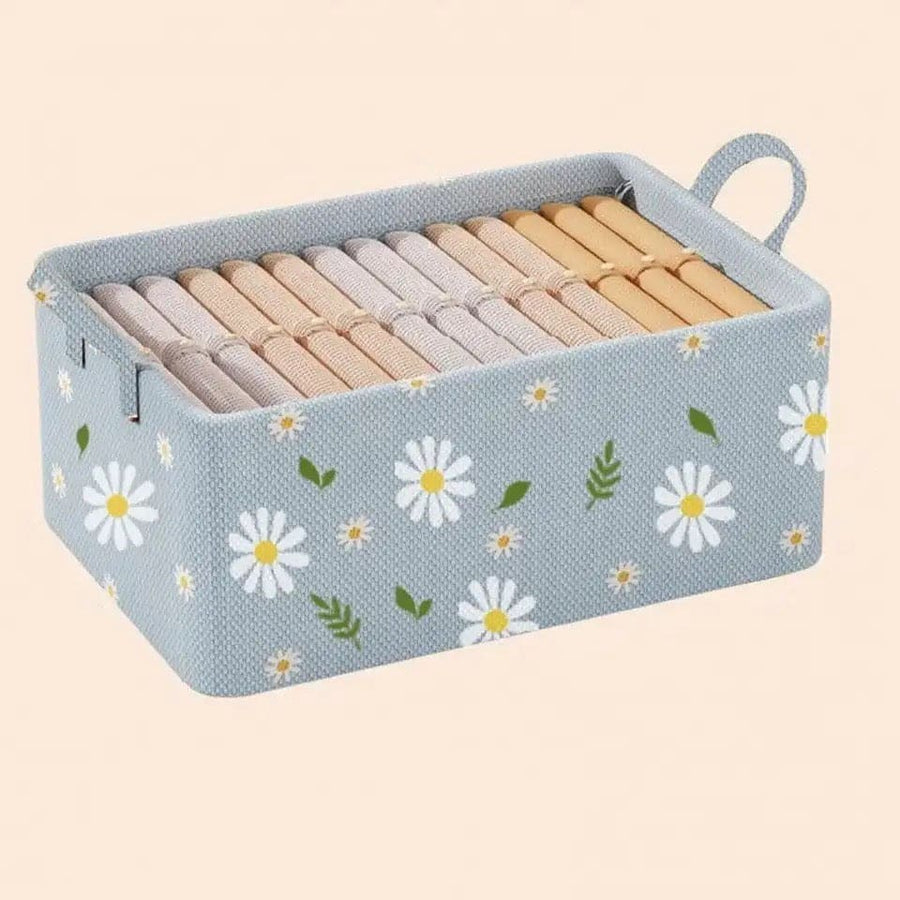 Foldable Wardrobe Organizer, Steel Frame Storage Box