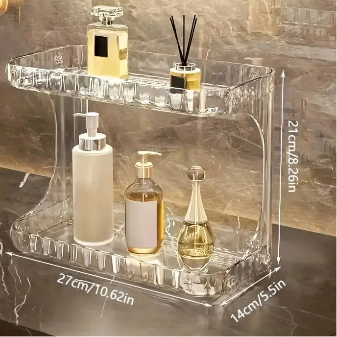 2 Tier Acrylic Vanity Organizer