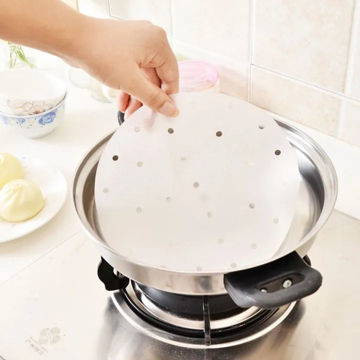 Silicone Disposable Oil Paper Non-stick Perforated Paper Air Fryer