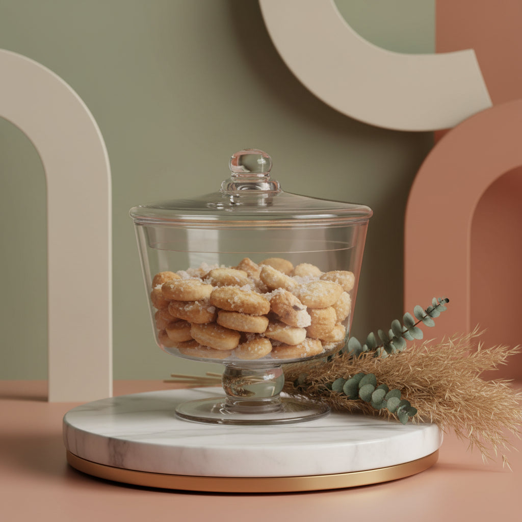 Decorative Luxurious Premium Quality Glass Jar