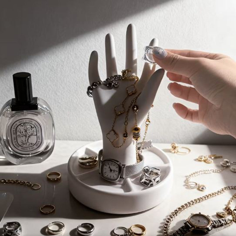 Creative Hand Shaped Jewelry Display Stand Decor Organizer