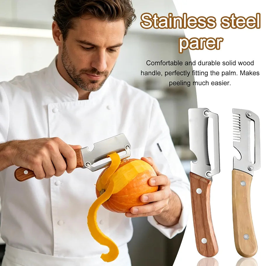 3-in-1 Multi-Functional Vegetable Peelers & Scallion Shredders