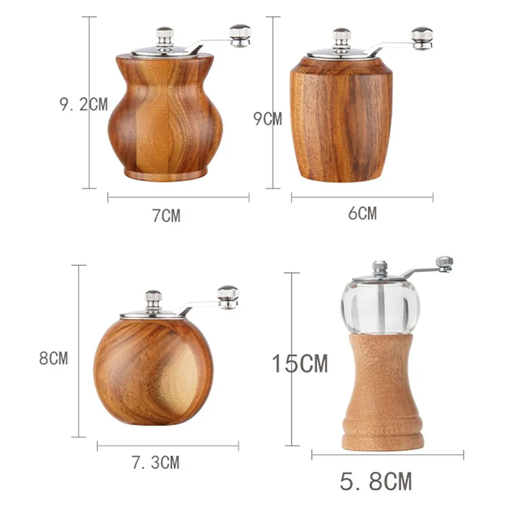 Premium Wooden Salt And Paper Grinder