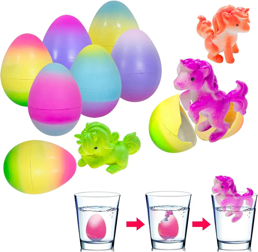 Cherislpy Unicorn Hatching Surprise Eggs (6-Pcs Box)