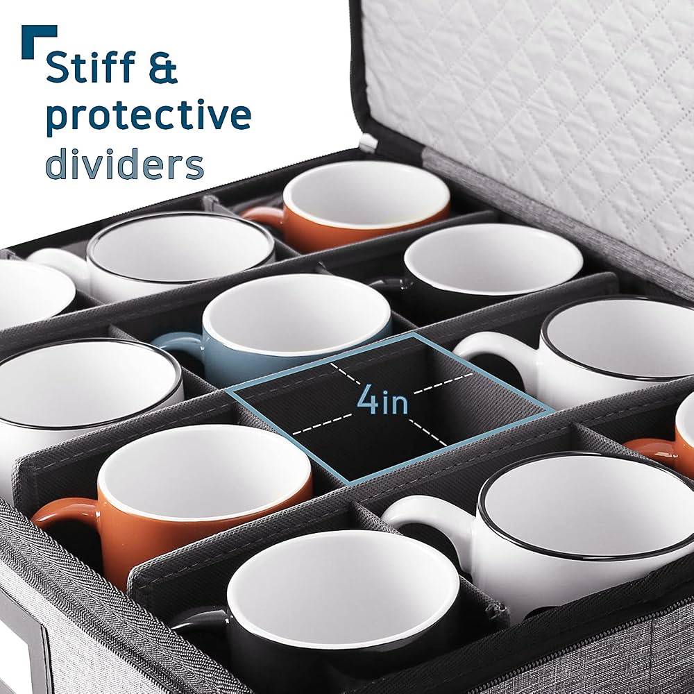 5Pcs Foldable Dinnerware Storage Organizer Set