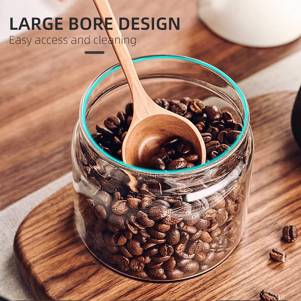 Luxury Quality Kitchen Airtight Glass Storage Jars (3 Different Sizes)
