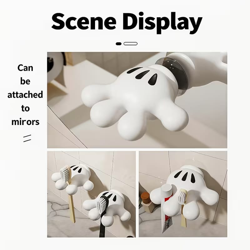 Palm Cute Bathroom Towel Suction Cup Multi-function Hook