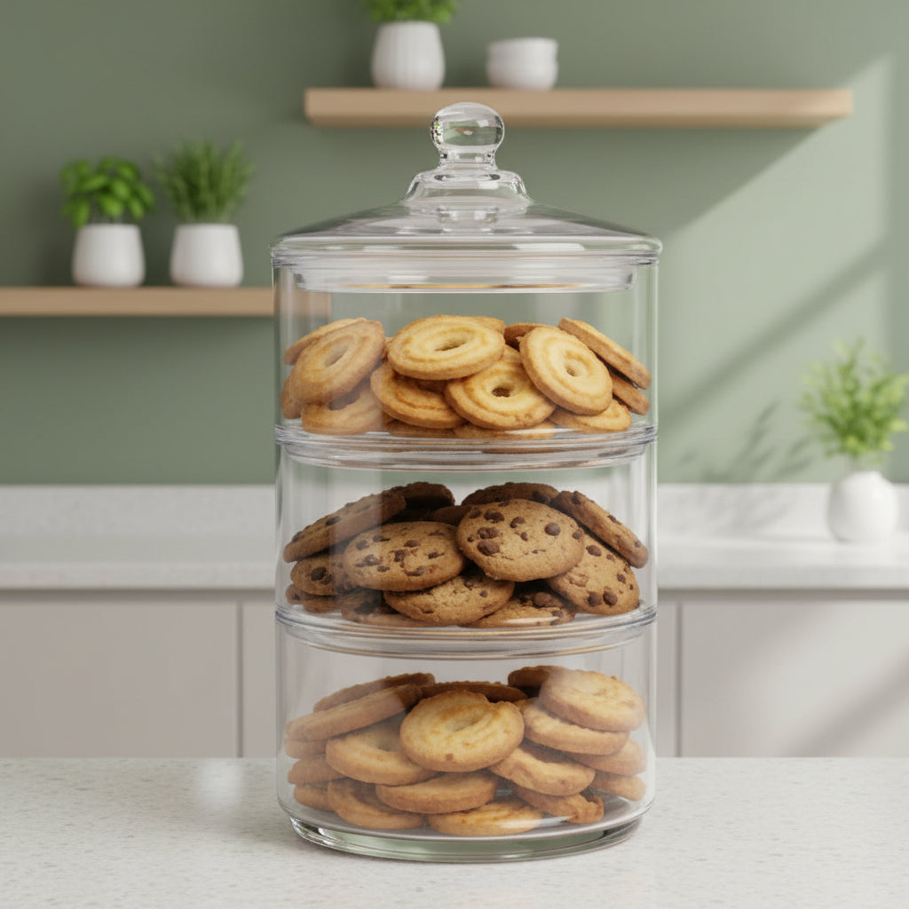 Decorative Luxurious Premium Quality Glass Jar