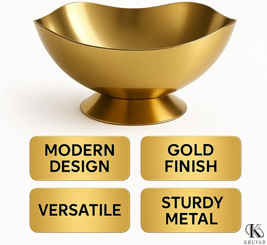 Luxury Golden Dining Table Bowl
