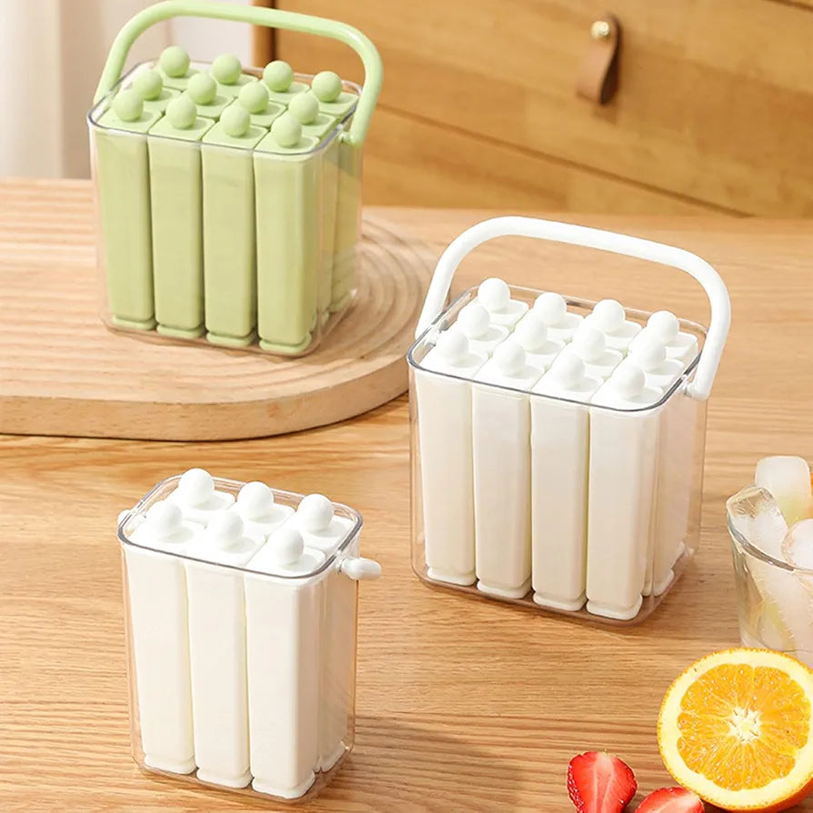 10 Grid Silicone Ice Popsicle Mold