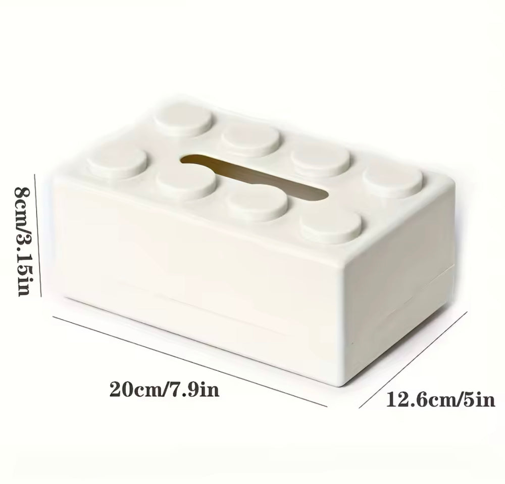 Construction Brick Style Creative Tissue Box Holder