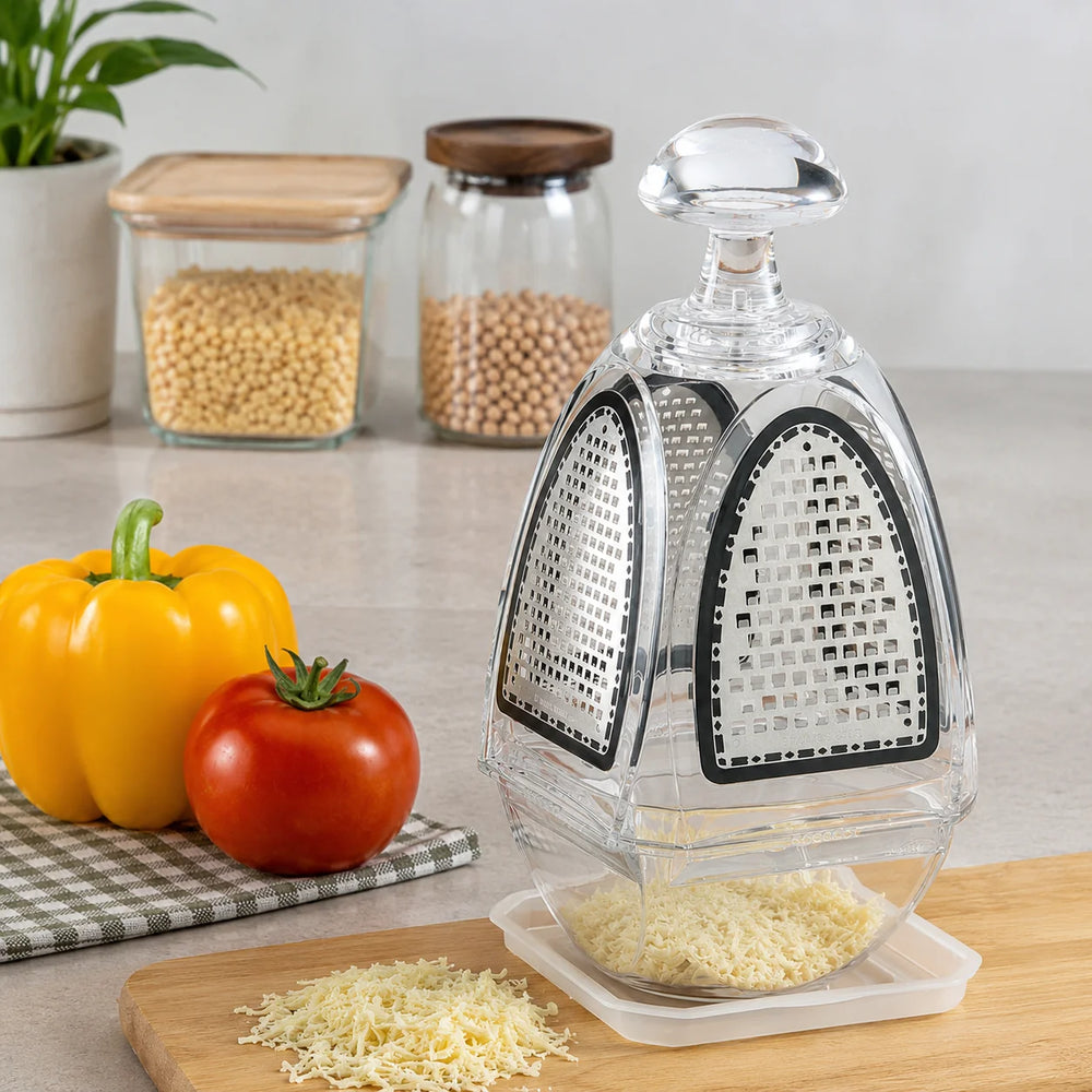 4-In-1 Multifunctional Vegetables & Cheese Grater With Storage Box