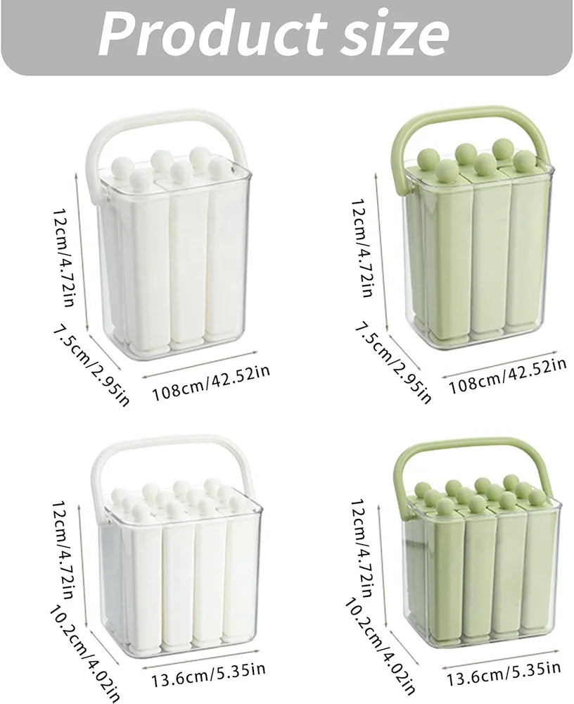 10 Grid Silicone Ice Popsicle Mold