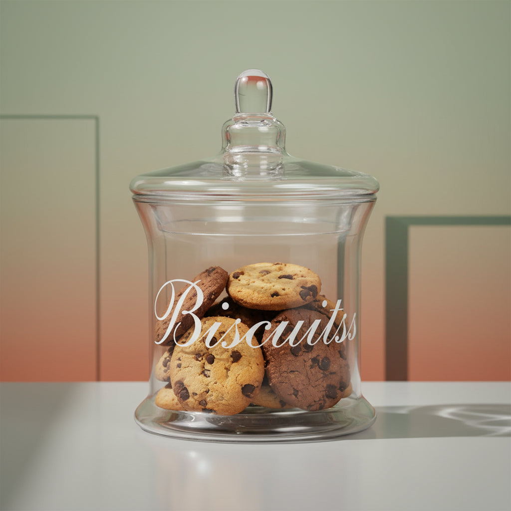 Decorative Luxurious Premium Quality Glass Jar