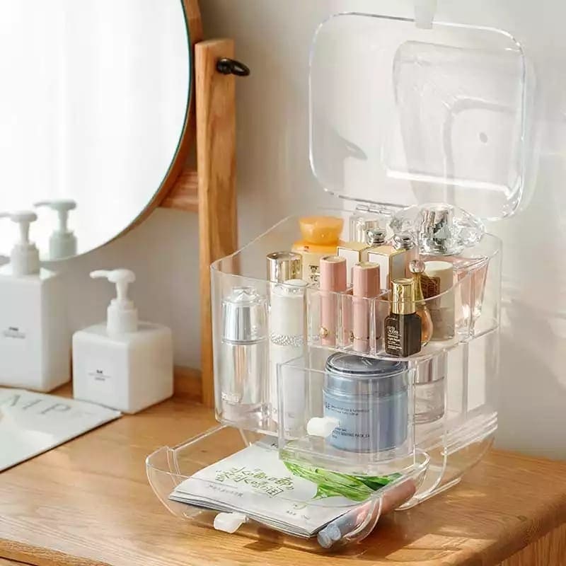 Transparent Cosmetics Storage organizer Dustproof & Waterproof
