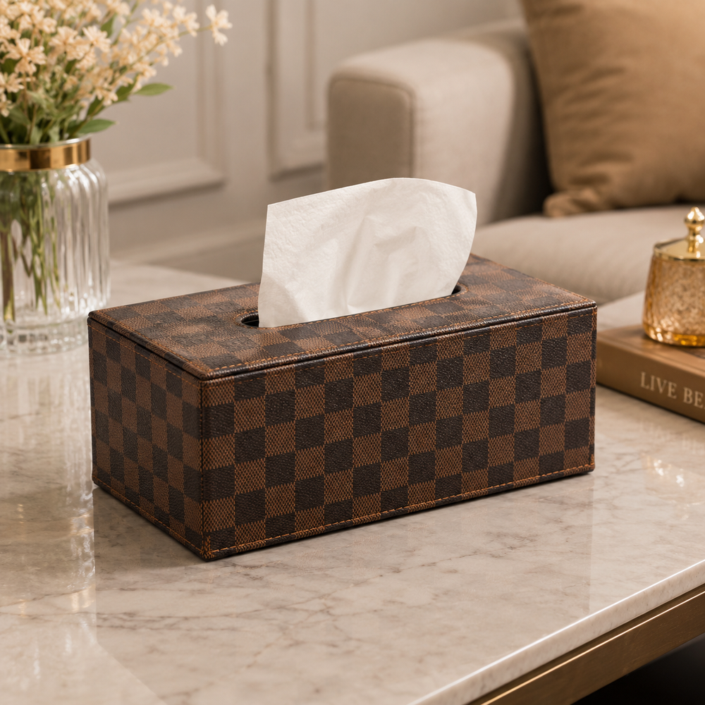 Elegant Simple Luxurious Style Tissue Box
