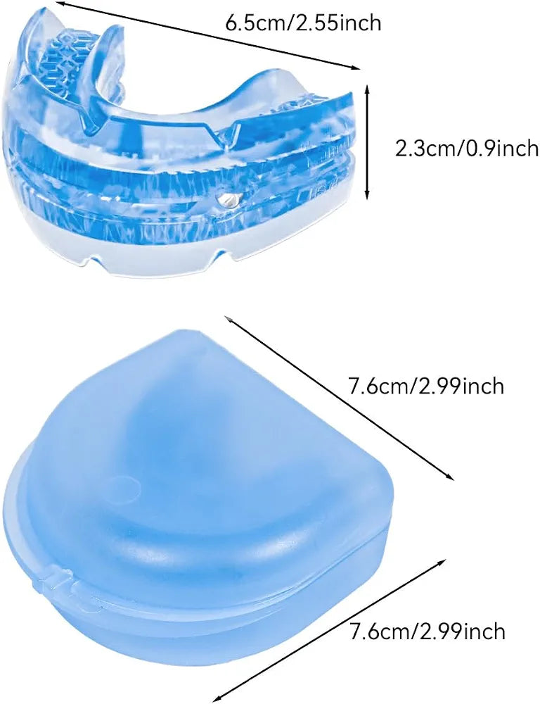 Anti-Snore Mouthpiece Screw Adjustable BPA Free With Anti bacterial Storage Case