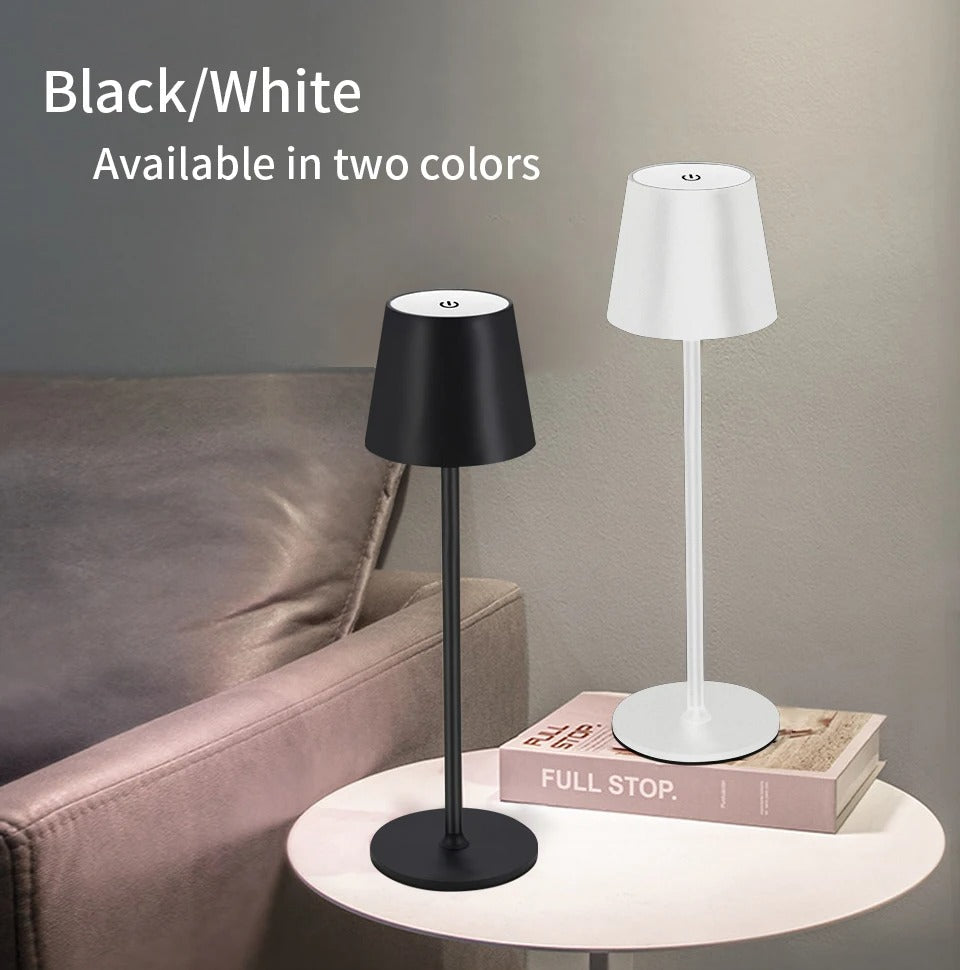 3 Colors Mode Rechargeable LED Table Lamp Touch Switch