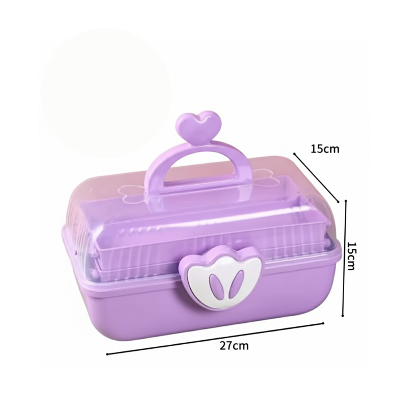 Multilayer Cosmetics, Jewelry And Hair Accessories Storage Box Organizer