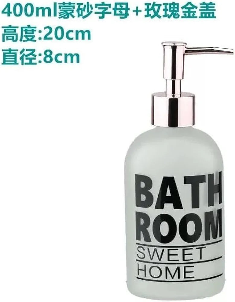 Bathroom Sweet Home Refillable Soap Dispenser