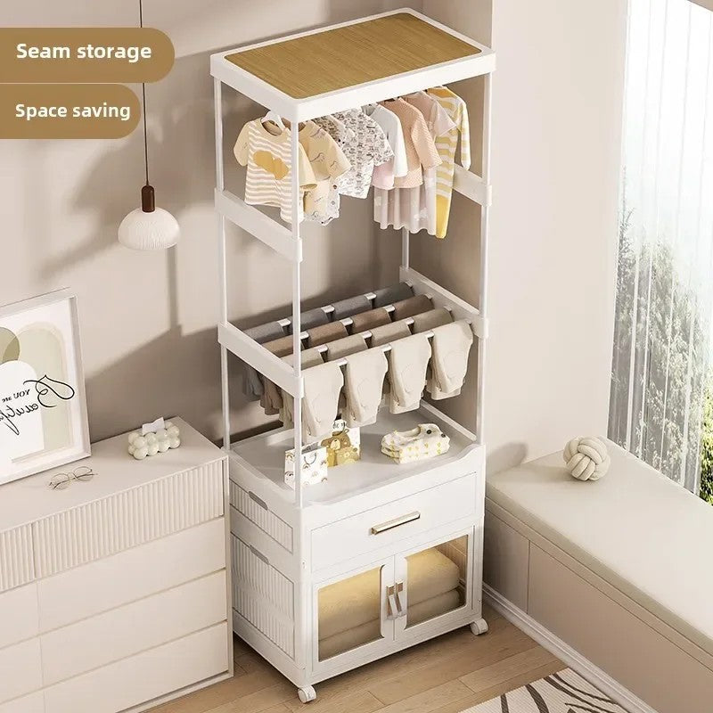 Portable Multifunctional Baby Wardrobe And Storage Cabinet