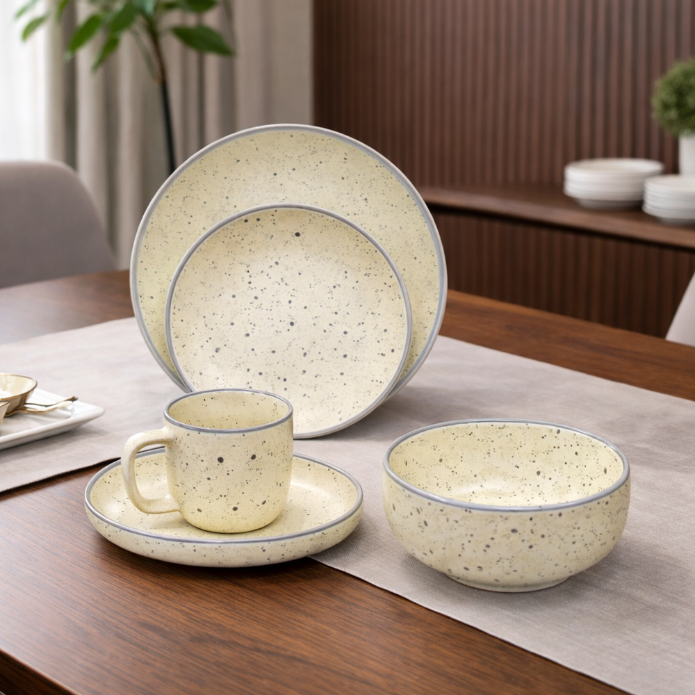 24-Pieces Ceramic Premium Quality Dinner Set