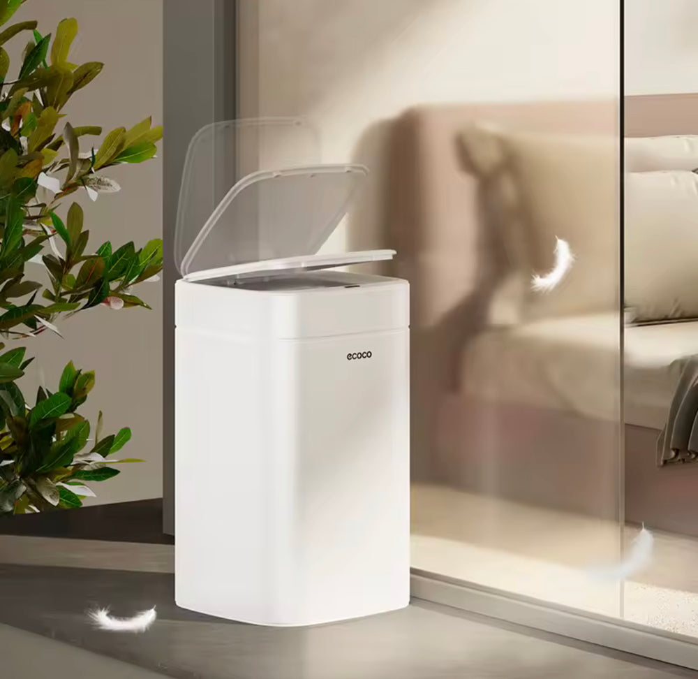 Automatic Disposal 12L Smart Sensor Trash Bin With Lid