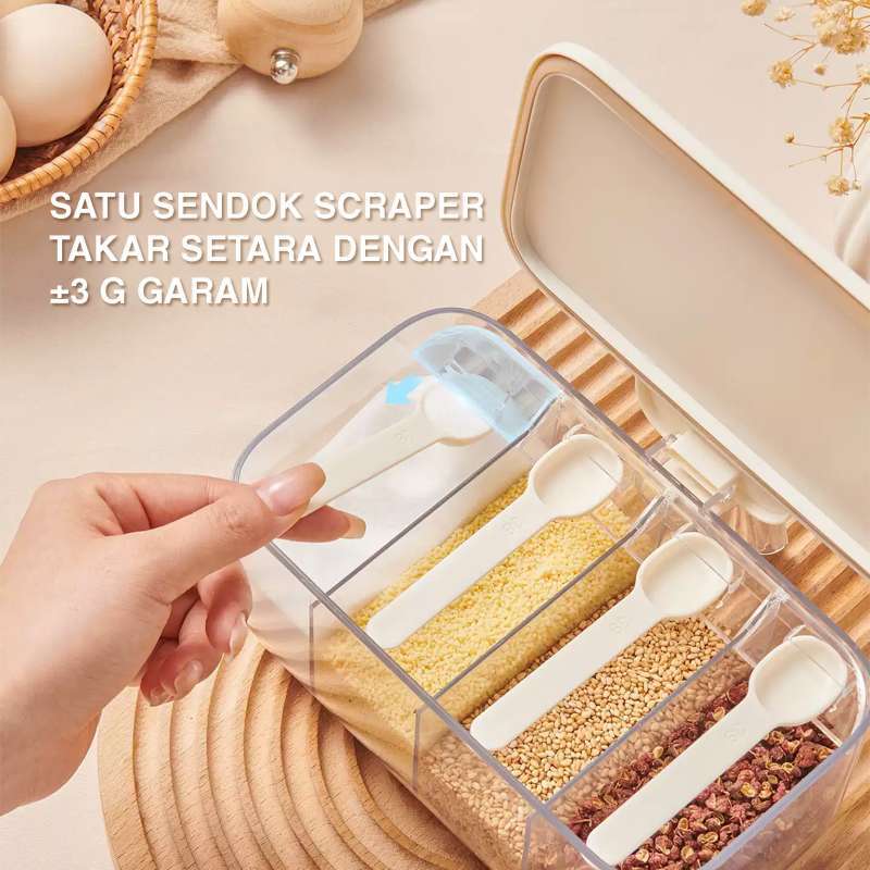 ECOCO Multi-compartment Sealed Seasoning Box